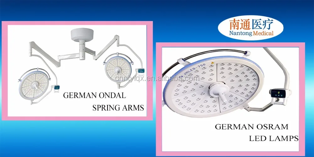 
Top China Operating lamp manufacturer high illumination celling LED surgical light 
