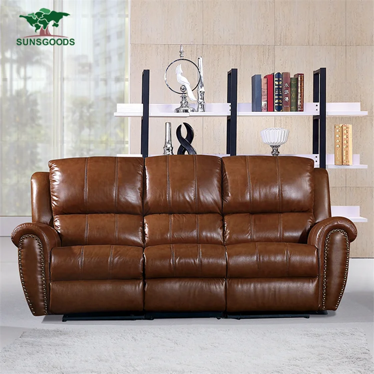 Custom Best Selling Brown Fabric Massage Sofa Leather Reclining 7 Seater Sectional Sofa Set, Sectionals Sofas
