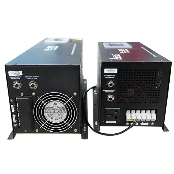 China 5KW Combined Charger Pure Sine Wave CPU LCD 48V Solar Inverter