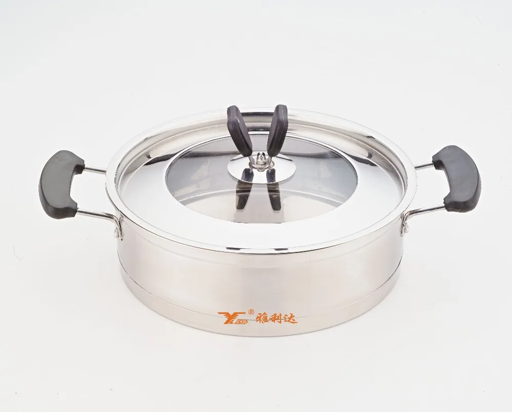 Kitchen 6 pcs saucepan stainless steel Casserole Set