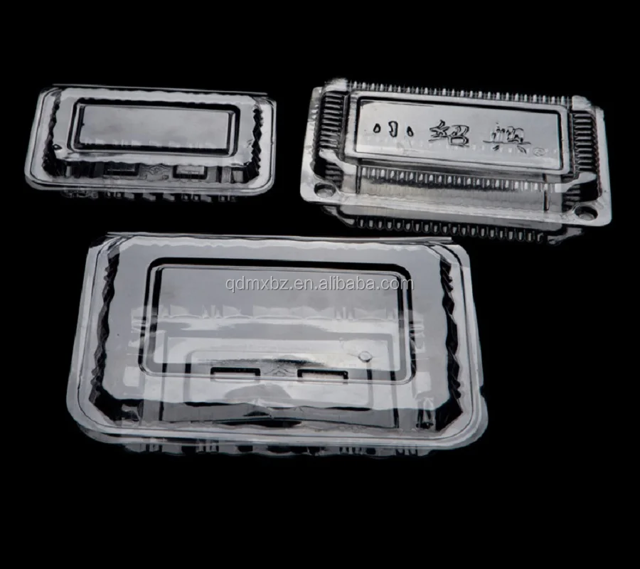 disposable plastic oyster tray with compartments