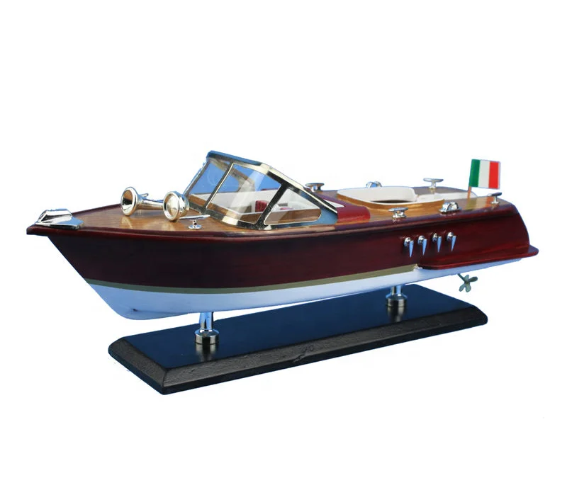 Riva speedboat  wooden speed boat model nautical decoration