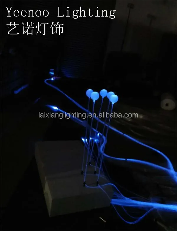 1.0mm fiber cable 45w RGB color change LED plastic bubl landscape lamp