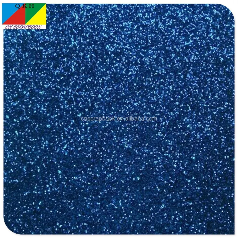 Оптовая продажа, Высококачественная синяя блестящая клейкая бумага для этикеток, металлическая бумага