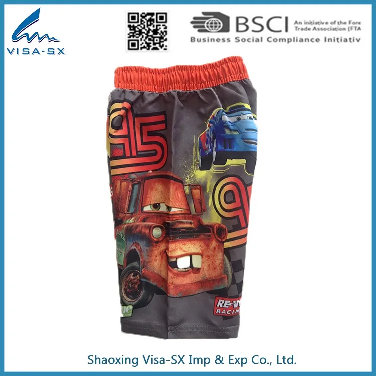 Wholesale customized good quality cartoon kids teen gay boys shorts