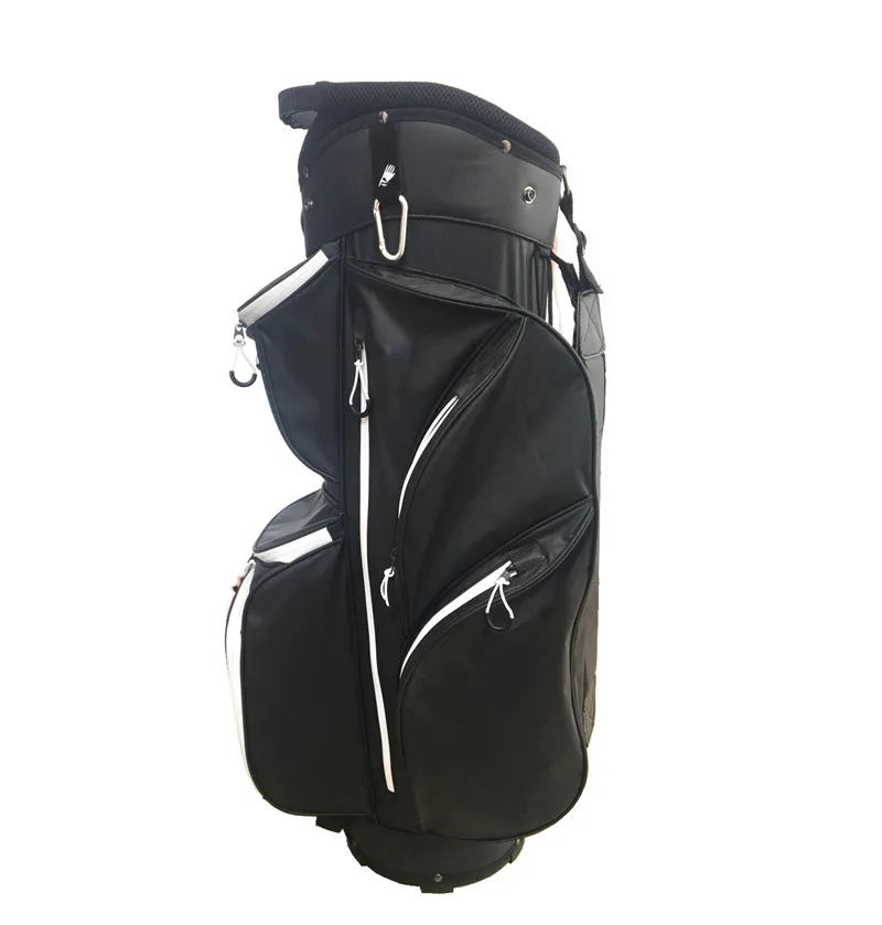 2017 пользовательских Мужская Черный нейлон гольф стенд водонепроницаемый мешок для клюшек