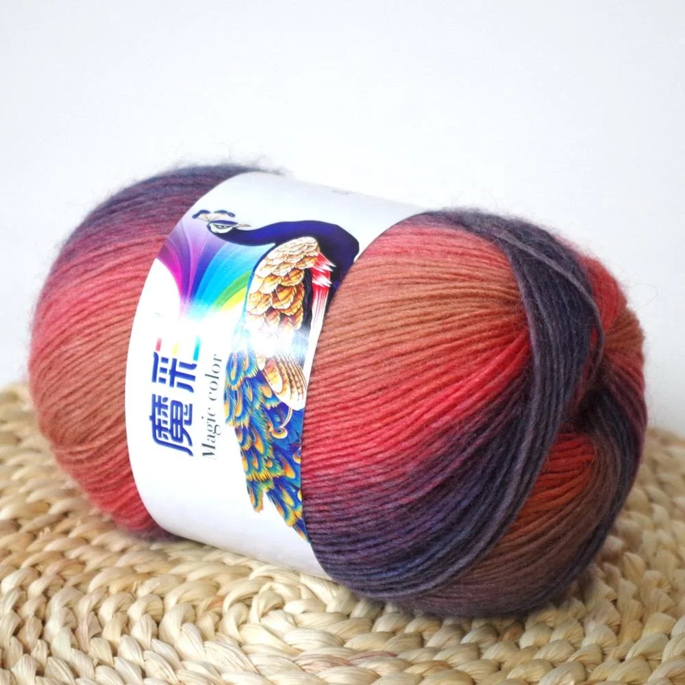 China wholesale new style dyed 100% wool yarn for hand knitting