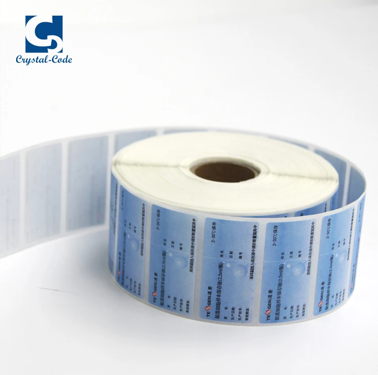 Low temperature test tube blood bag label, 10ml vial steroid labels, Medicine medical pill custom vitamin bottle label sticker