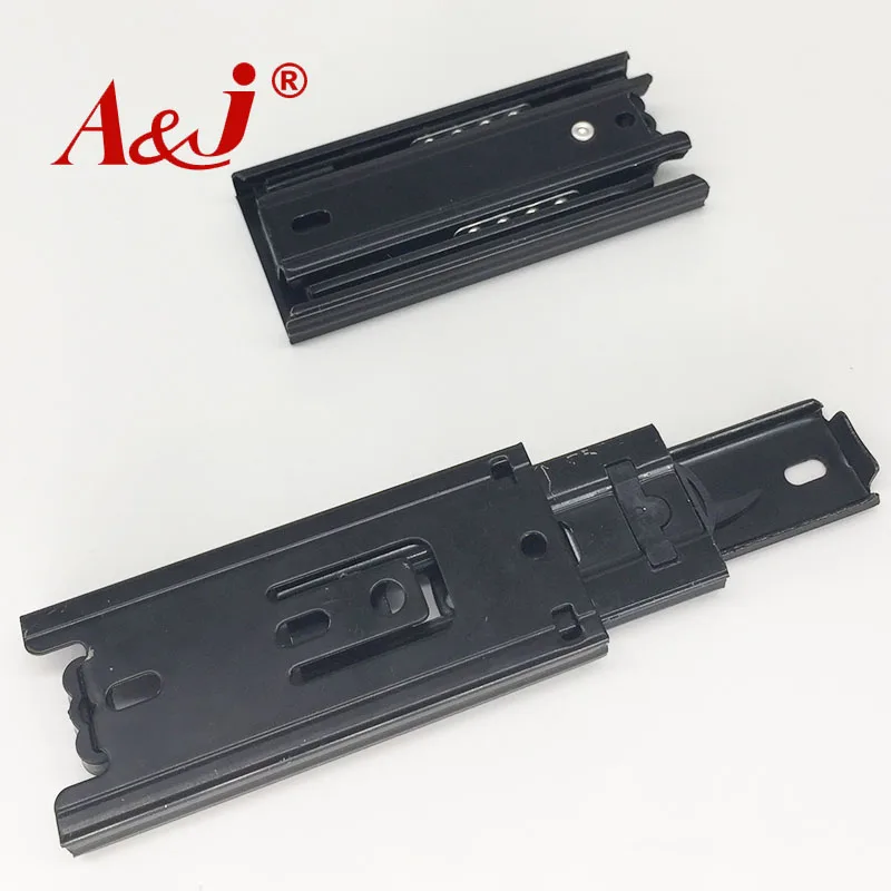 High quality mini small 100mm ball bearing drawer rail