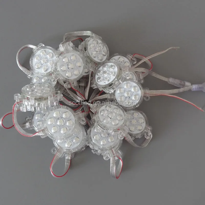 50mm 5050 Rgb 7 Pixel SMD Led Point Light Source outdoor wall pixels led light