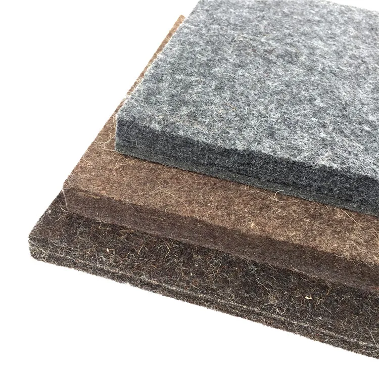 Серый твердый шерстяной войлок для стельки и обуви