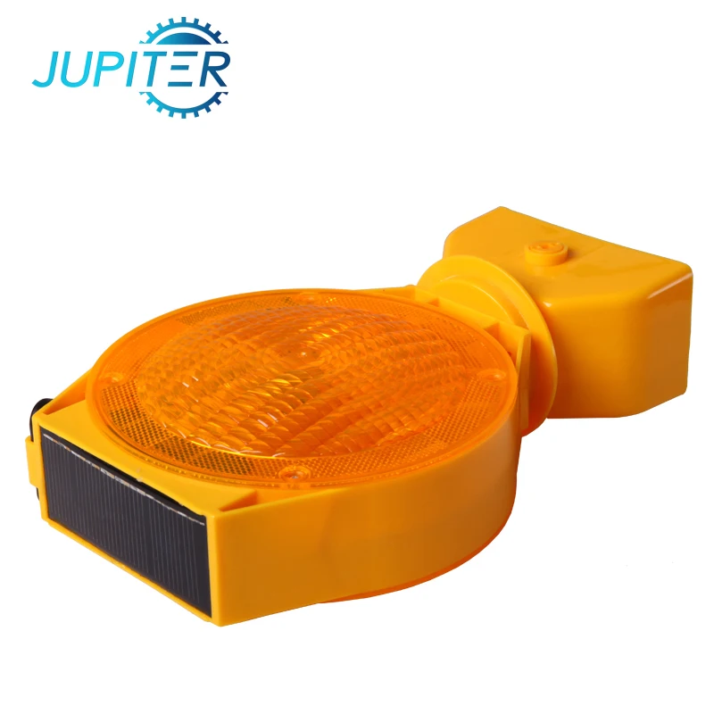 
road safety plastic traffic warning solar blinker light with ultra bright LED 