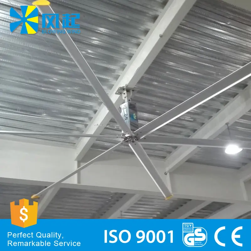 20ft Hvls Air Cooler Industrial Large Ceiling Fan Power Consumption