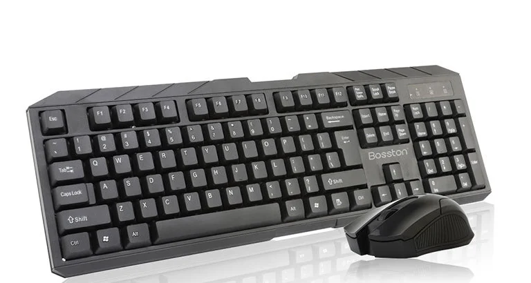 
OEM factory price ergonomic wireless gaming keyboard and mouse for computer 