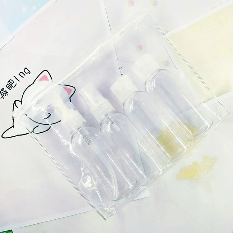 Дорожный набор для косметики, набор пластиковых бутылок для путешествий