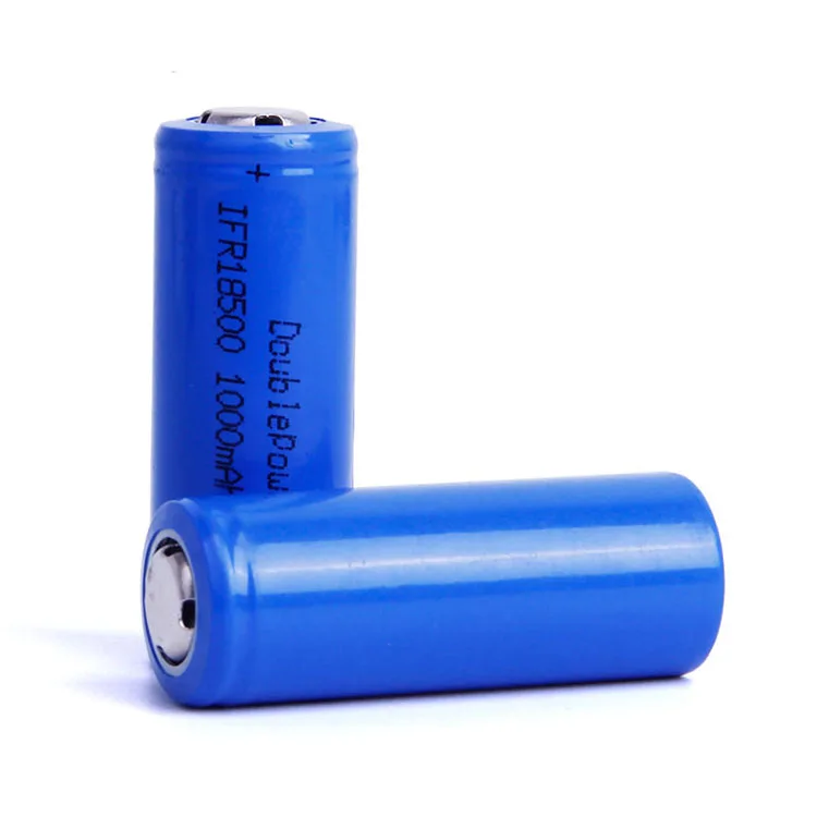 Reliable supplier 3.2V 1000mAh lifepo4 ifr 18500 rechargeable battery