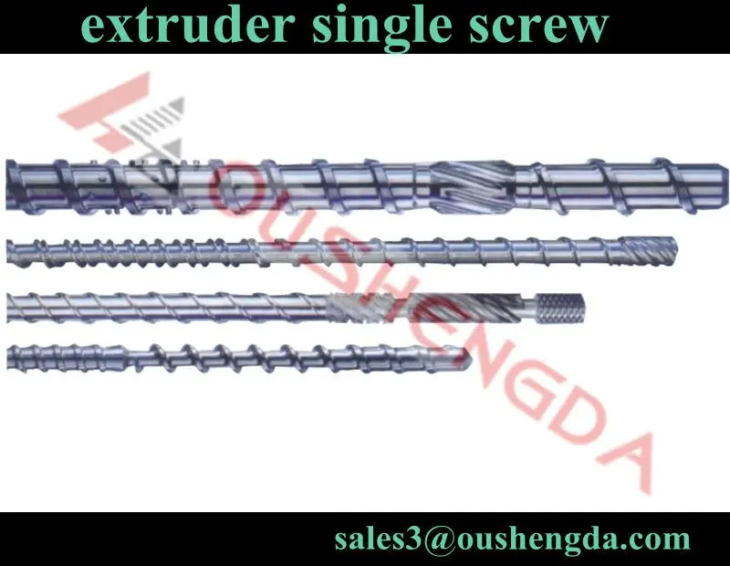 screw with mixing head mixer  or barrier to melt/BM and barrel(cylinder) for injection or extrusion machine manufacturer
