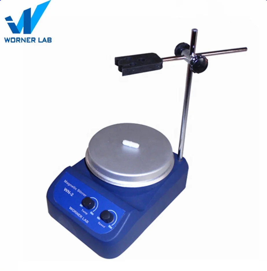 Hot plate magnetic stirrer with heating