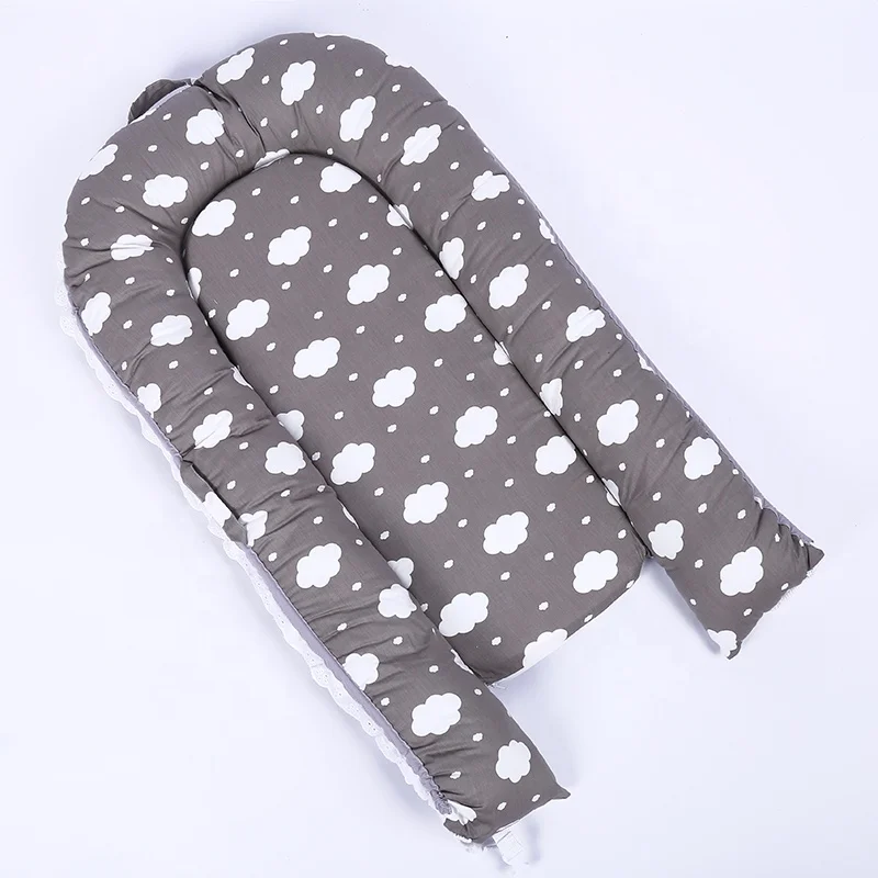 Детское спальное гнездо с кружевной 100%