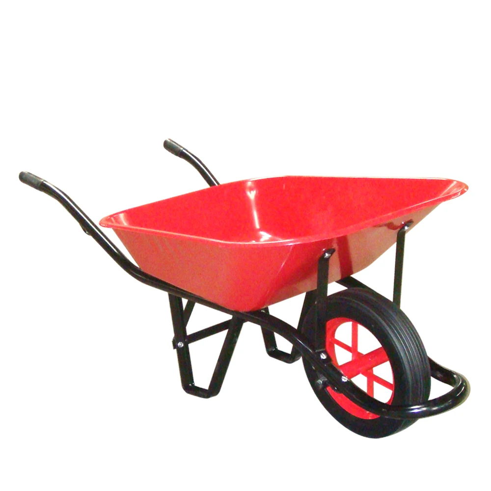 China professional wheelbarrow factory 5CBF sand capacity wheelbarrow