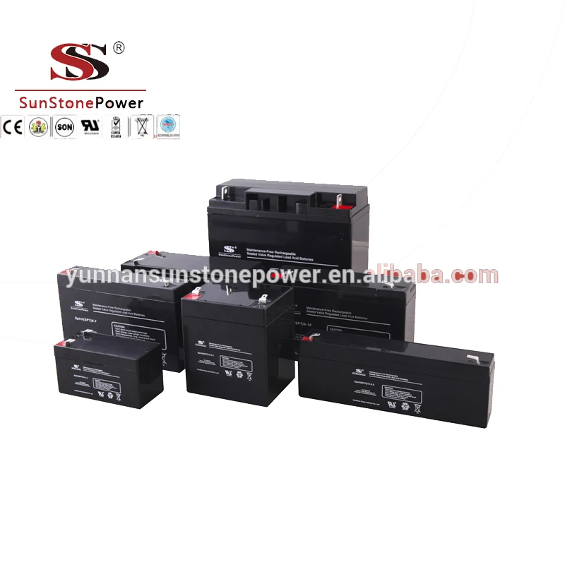 Wholesale free service SPT 12v 12ah battery deep cycle lead acid battery