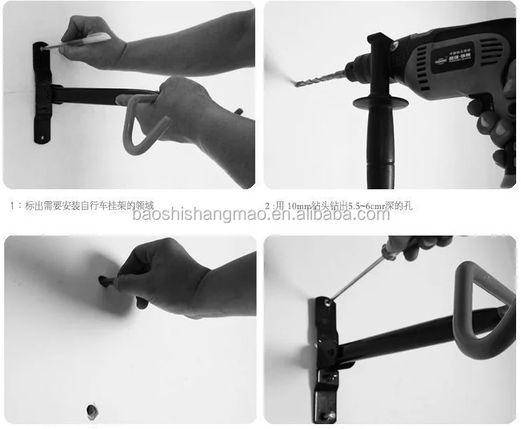 
Custom Large Bike Floor Storage Rack Stand For Fix Cycle Bicycle 