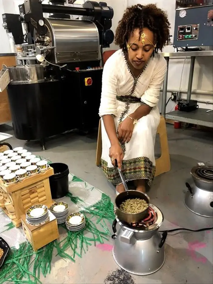 Stainless steel Coffee Roasting Pan for Traditional Ethiopian Coffee Ceremony Accessory