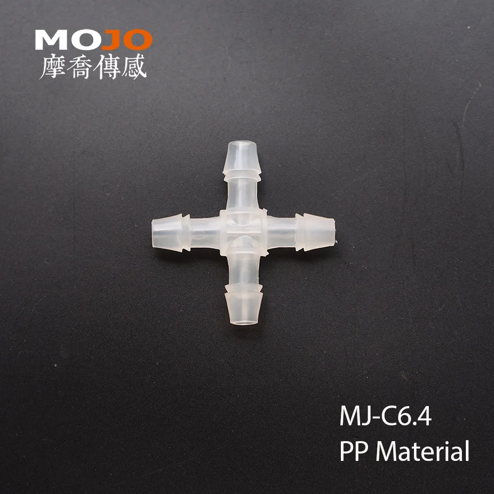 MJ-C6.4 Cross 4 way water tube hose connector