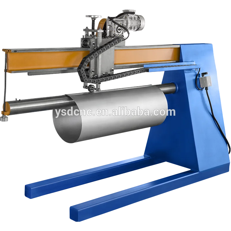 YSDCNC circular pipe ventilation HAVC round duct seam closer machine