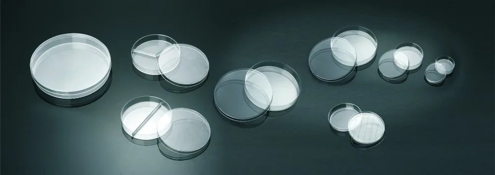 Sterile Disposable Plastic Petri Dishes