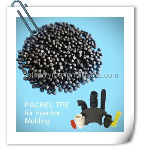 PACREL PP EPDM thermoplastic elastomer TPV resin for plastic injection molding