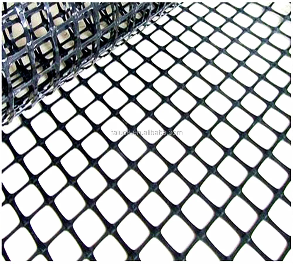 Plastic polypropylene biaxial geogrid gg20 gg30 gg40 gg50