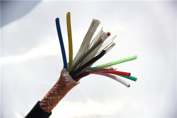 7x0.75mm2 flexible control cable 7 core shielded cable 7 core control cable