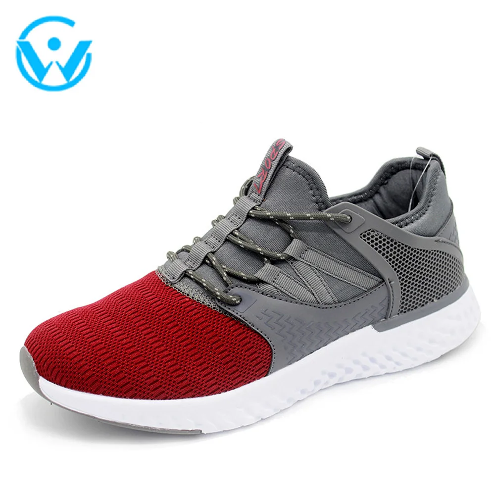 Light and breathable  casual fly woven mesh sneakers fashion running sports shoes wholesale for men