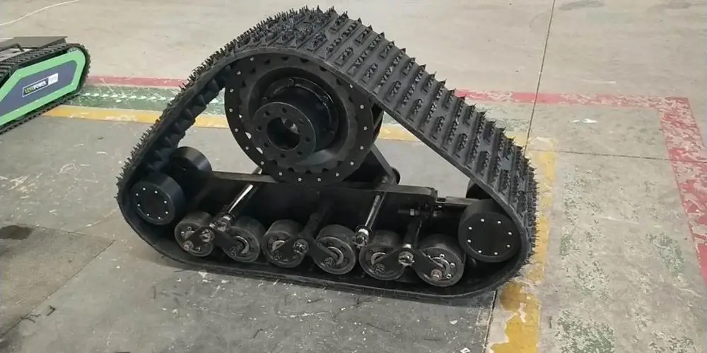 Car Truck SUV Rubber Track Conversion Systems for Off-road Transportation in Snow, Ice, Wetlands, Mud