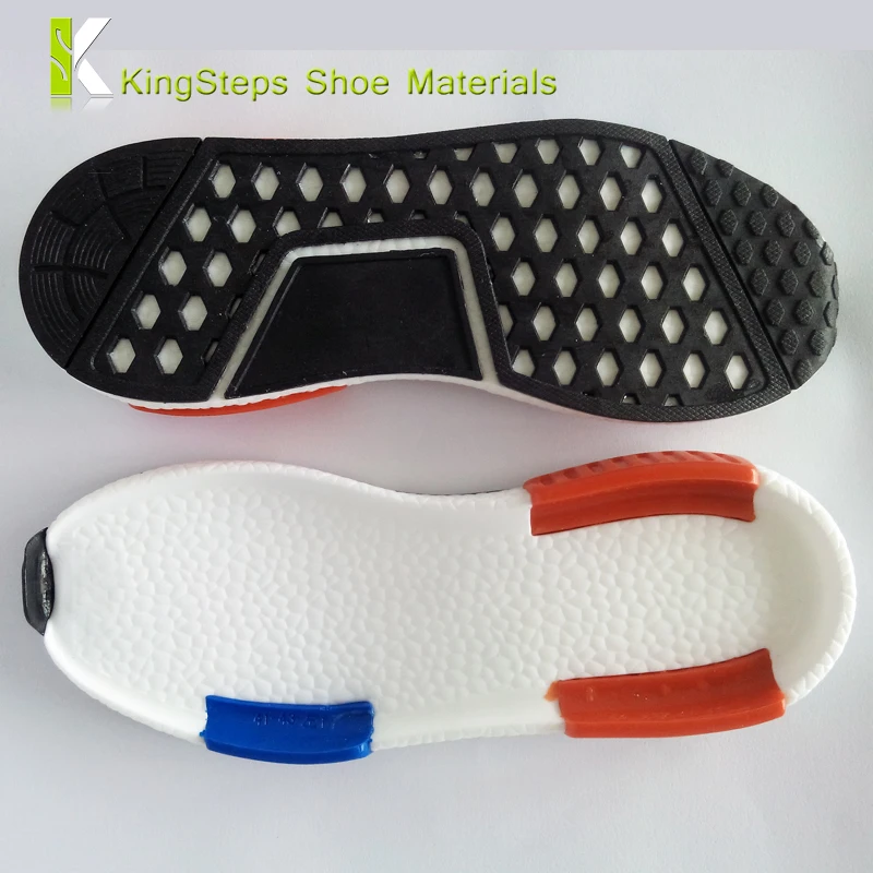 TPU shoe accessories Rubber and popcorn EVA outsoles for jogger shoes 2016 new style hot sale colors soles KSCY-040501