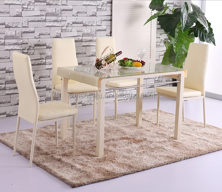 
2016 hot sale modern dining table /glass dining table 