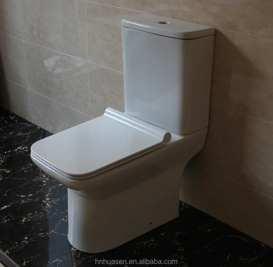 Bathroom Sanitary Ware Square Toilet Dual Flush Toilet HTT-49C/D