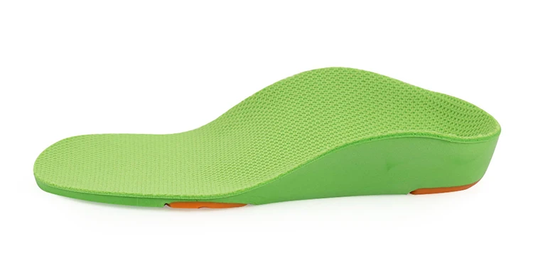 High Arch Support Hard Heel Cup BK Mesh Orthotic Kid Eva Insoles