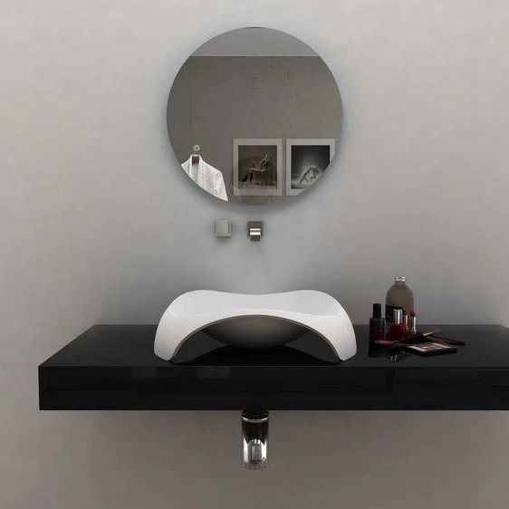 BS-8343 Australia marble hand washbasin stone sanitary wares modern design wash basin