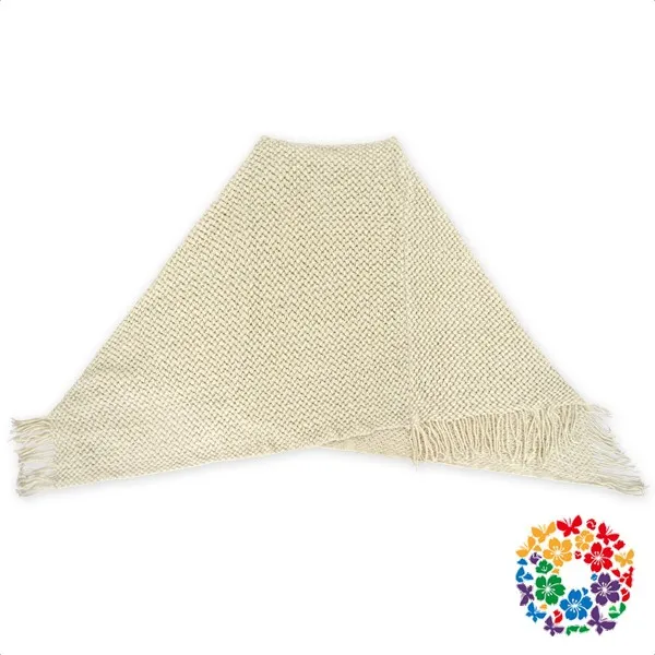 New Fashion Color Winter Women Poncho Adult Woollen Knit Tassel Shawl Woman Hand Made Crochet Shawl For Winter