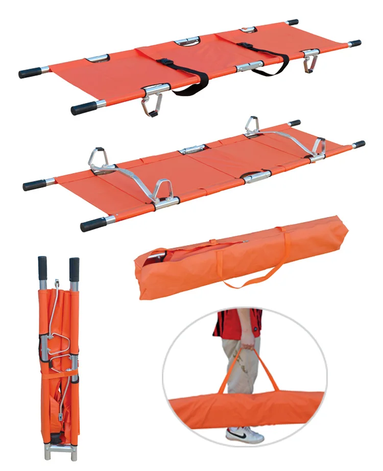 patient transport  folding stretcher aluminum alloy foldaway stretcher