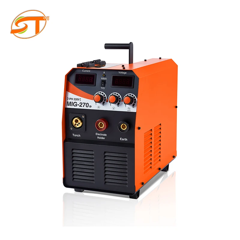 Multifunctional 8.6 KVA Tool Inverter MIG-270Y IGBT Inverter Co2 MIG Welding Machine