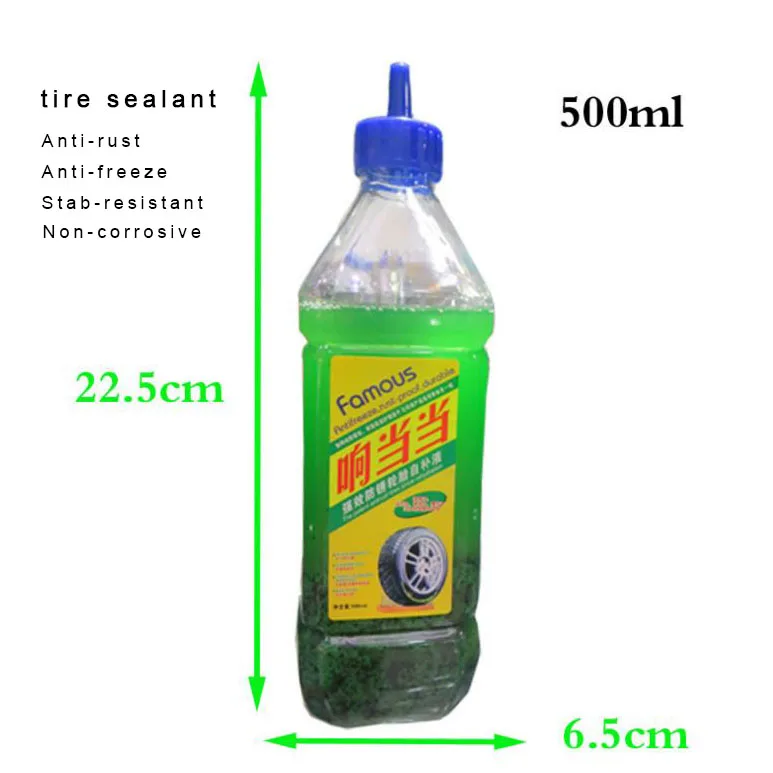 customize 500ml Motorcycle Tubeless Tire Sealant Liquid hot sales Bike Tire Repair Anti Rust Tire Repair Sealant for Africa