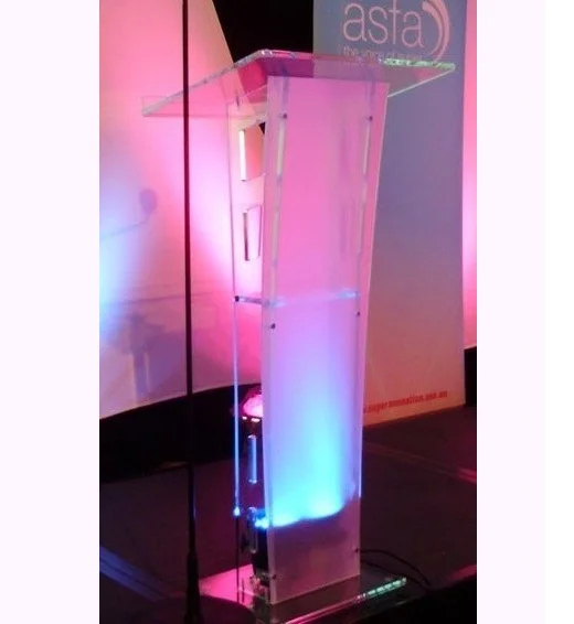 Профессиональный дизайн, акриловые церковные кафедры, стеклянные подиумы, школьные кафедры Lucite