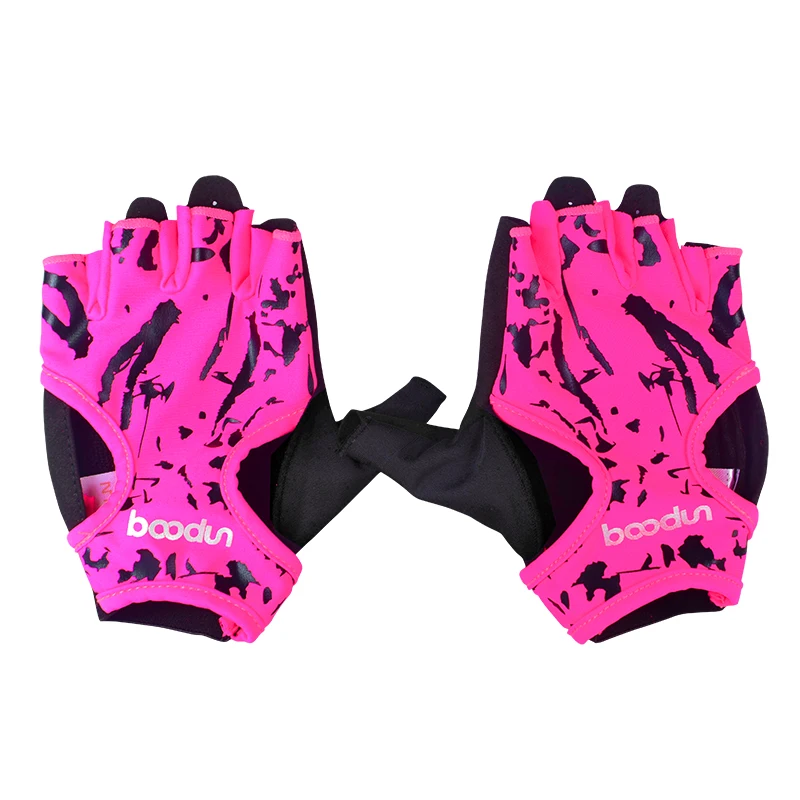 Custom Microfiber Half Finger Fitness Weight Lifting Gloves For Gym Workout Women
