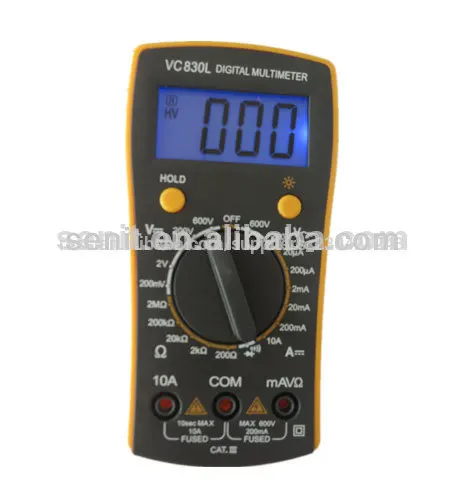 vc830l низкая цена 1999 отсчетов цифровой мультиметр