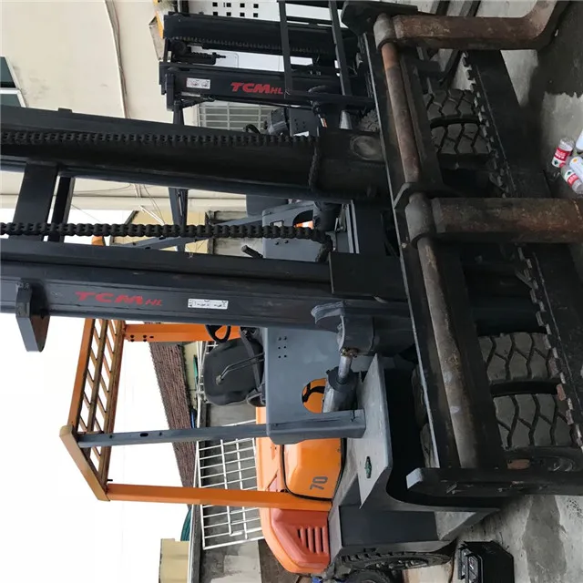 Multifunction Diesel Off Road Drum Forklift Truck Machines tcm 7ton 10 ton fd70 Goodsense Forklift Max Power Engine Technical