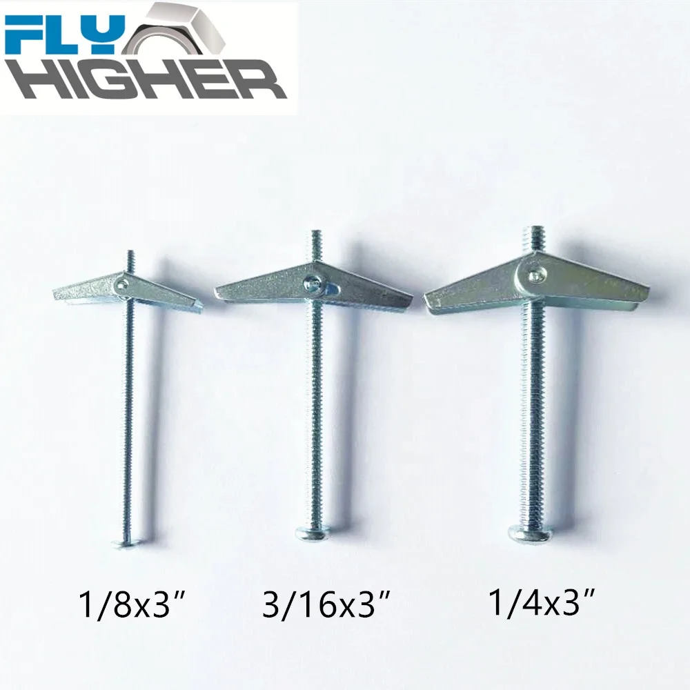 spring toggle anchor bolt Gravity Metal Fasteners butterfly toggle anchors