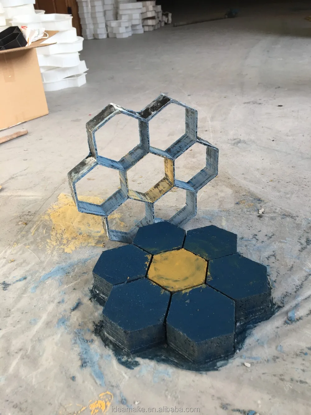 Paving Stone Mold for pavement paths Pathway mould plastic concrete pavement mould